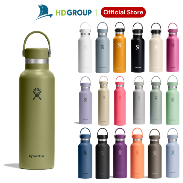 Bình giữ nhiệt Hydro Flask 532ml Standard Flex Cap 18 oz chính hãng, giữ nhiệt tốt, an toàn sức khỏe