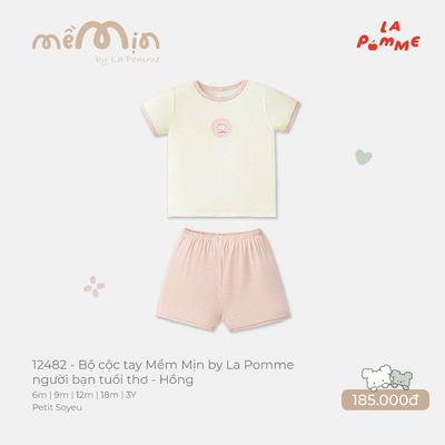 Bộ cộc tay Mềm Mịn by La Pomme người bạn tuổi thơ -  Sợi Petit Soyeu thoáng mát - Bé trai/gái - 6M - 3Y