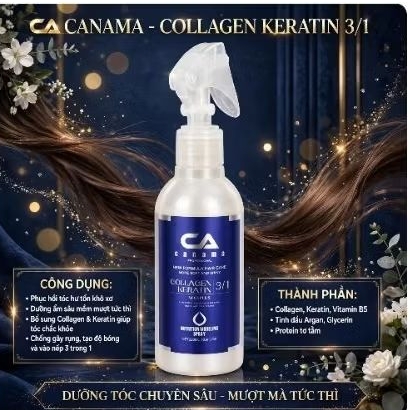 sữa dưỡng tóc phục hồi canama 220ml