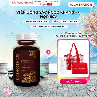 Viên uống hỗ trợ mờ nám tàn nhang & cân bằng nội tiết Sắc Ngọc Khang++ [Hộp 60v]