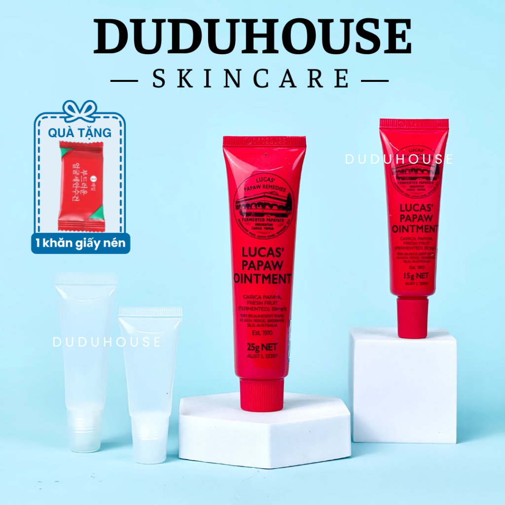 [HÀNG CÔNG TY] Son Dưỡng Lucas Đu Đủ Papaw Ointment kem dưỡng ẩm đa năng DUDUHOUSE
