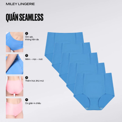 [LIVE] Quần Lót Nữ Polyamide Không Viền Tàng Hình Miley Lingerie Mịn Màng Co Dãn 4 Chiều Không Lộ Viền