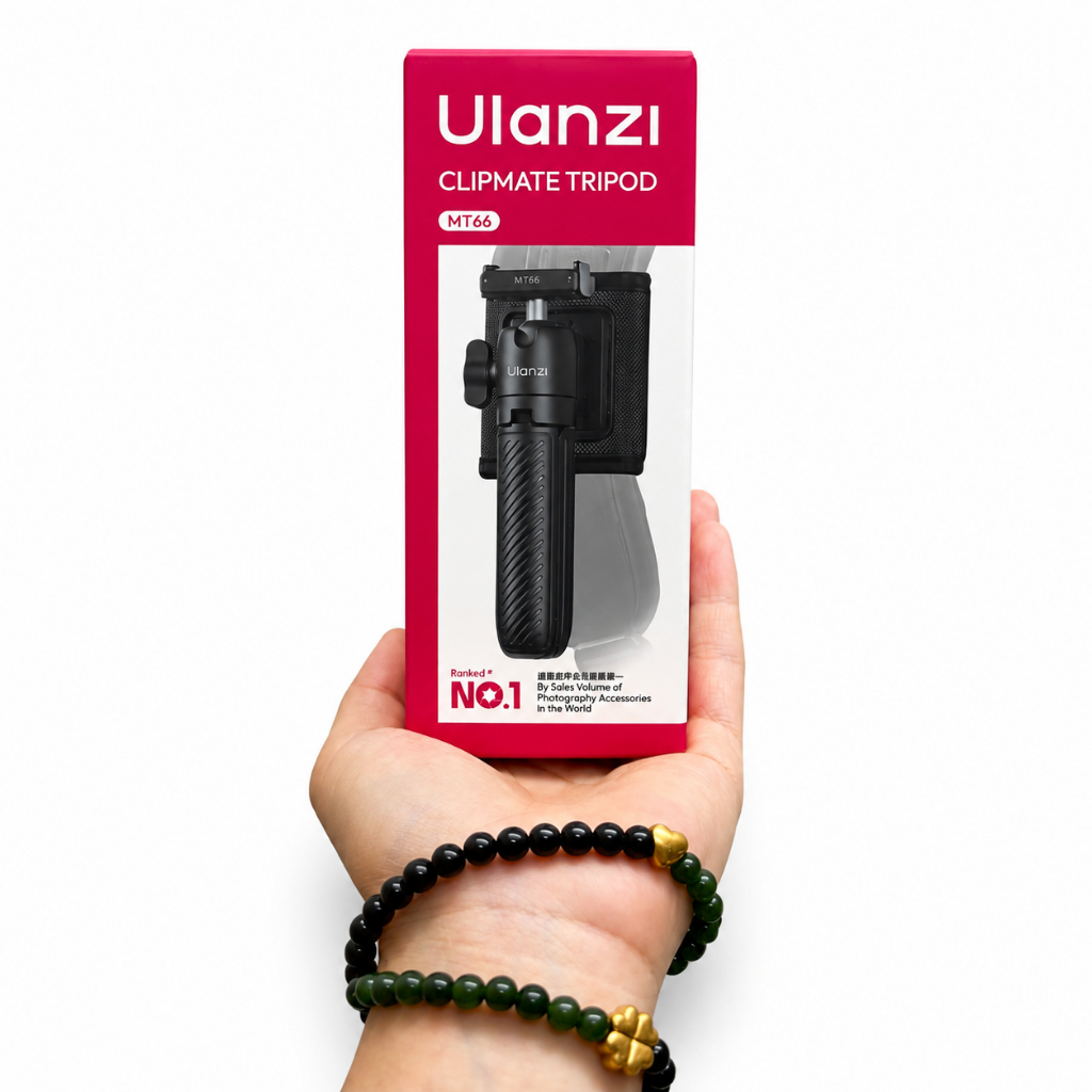 Ulanzi MT-66 – Tripod Kẹp Balo Quay POV 3-In-1, Thao Tác Nhanh Action Connector, Ball Head Xoay 360°