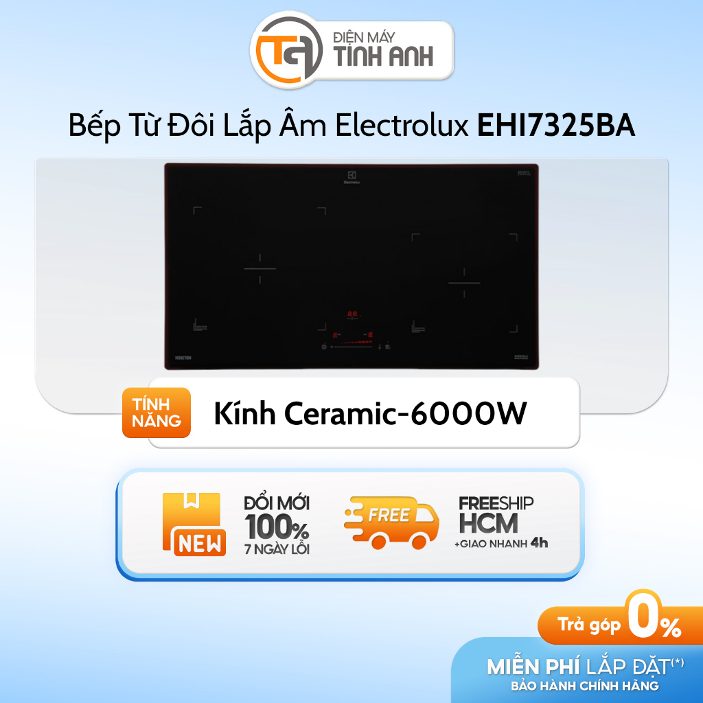 Bếp Từ Đôi Lắp Âm Electrolux EHI7325BA