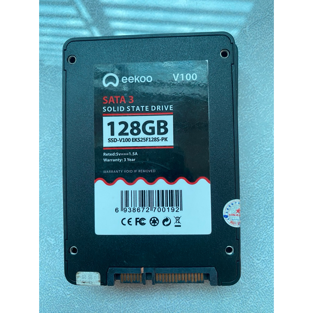 Ổ ssd eekoo 128gb sức khoẻ 90-100%