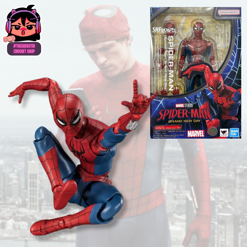 SHF BANDAI (AUTHENTIC) HIGH QUALITY ACTION FIGURE "SPIDERMAN (TOM) - SPIDERMAN: BRAND NEW DAY" (NEWS
