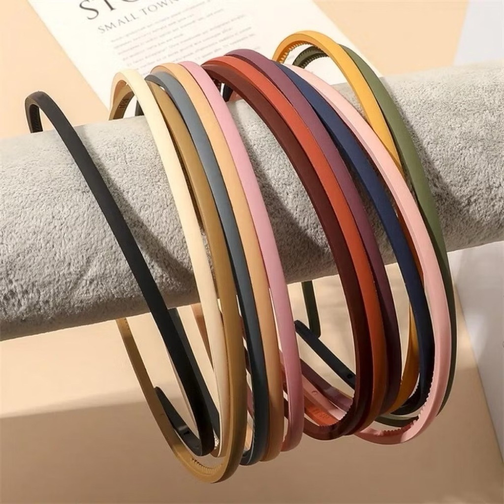 COMBO 5 Bờm Cài Tóc Trơn Lì Bản Nhỏ