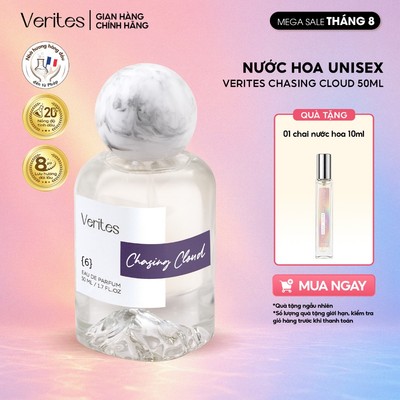Nước Hoa Unisex Verites Chasing Cloud Tươi mới, Phóng Khoáng, Trẻ trung 50ml