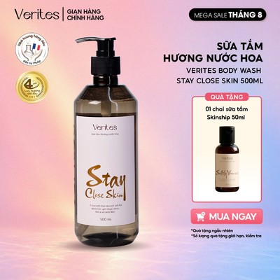[KOL] Sữa Tắm Hương Nước Hoa VERITES Skinship Collection Hương Stay Close Skin 500ml