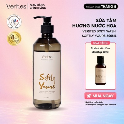 [KOL] Sữa Tắm Hương Nước Hoa VERITES Skinship Collection Hương Softly Yours 500ml