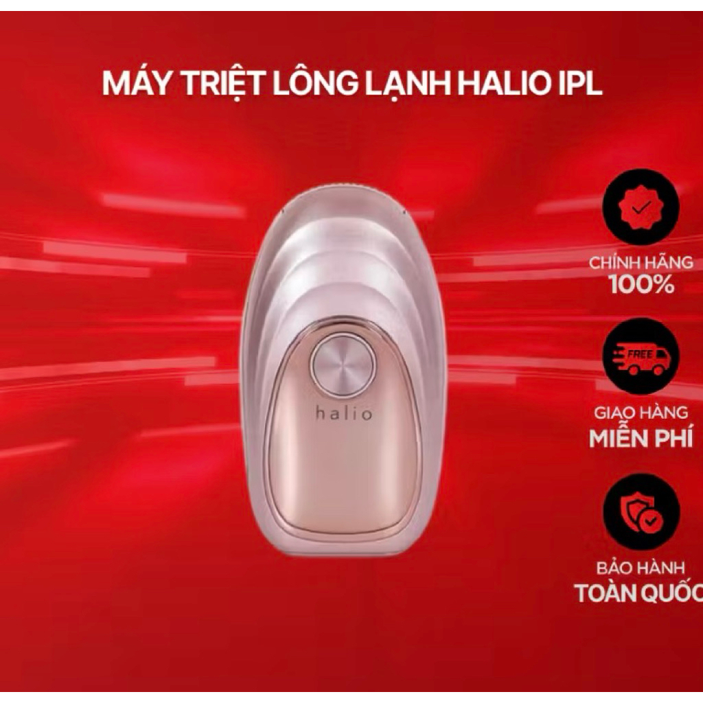 máy triệt lông băng lạnh cá nhân halio chính hãng