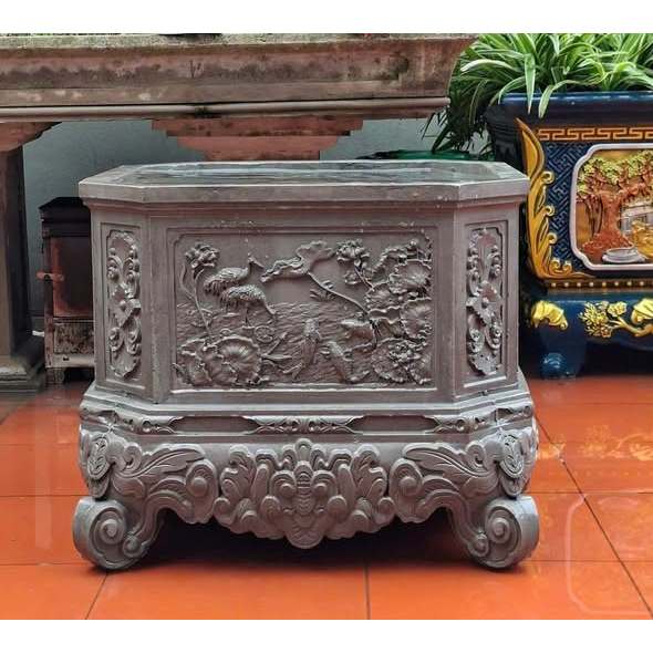 Khuôn đúc chậu vuông rộng 70 cm mẫu vát góc mới, chất liệu nhựa abs, hàng dày dặn