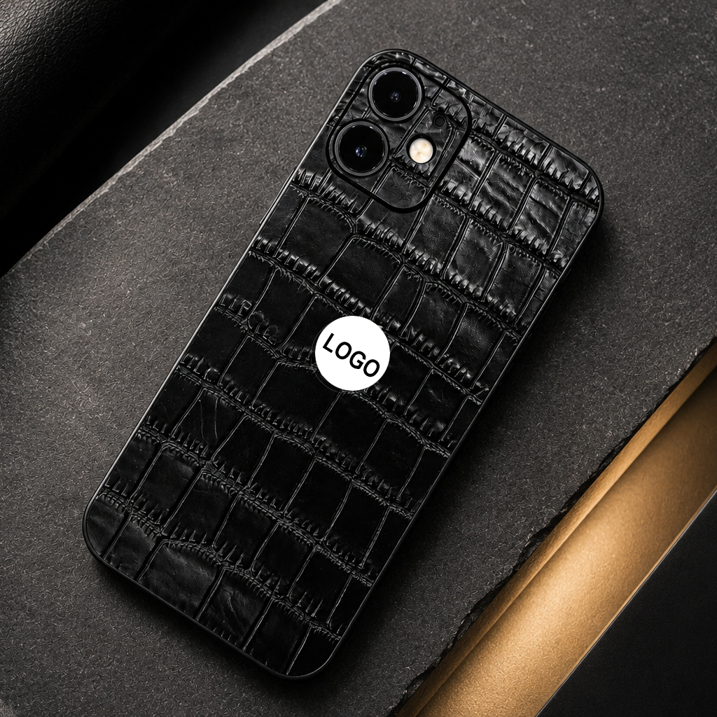 [Da Thật] Dán Da Bò Vân Cá Sấu iphone 17 pro max 16 pro max 15 pro max 14 pro max 13 pro max  12 pro