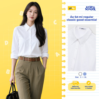 Áo sơ mi nữ Yody dài tay dáng regular, vải lụa nến chống nhăn TRA - WOSH26A007