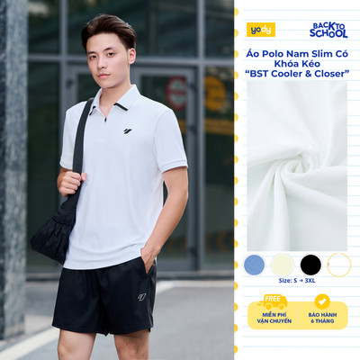 [BST Cooler & Closer] Áo Polo Nam Slim Có Khóa Kéo MCPO26A034