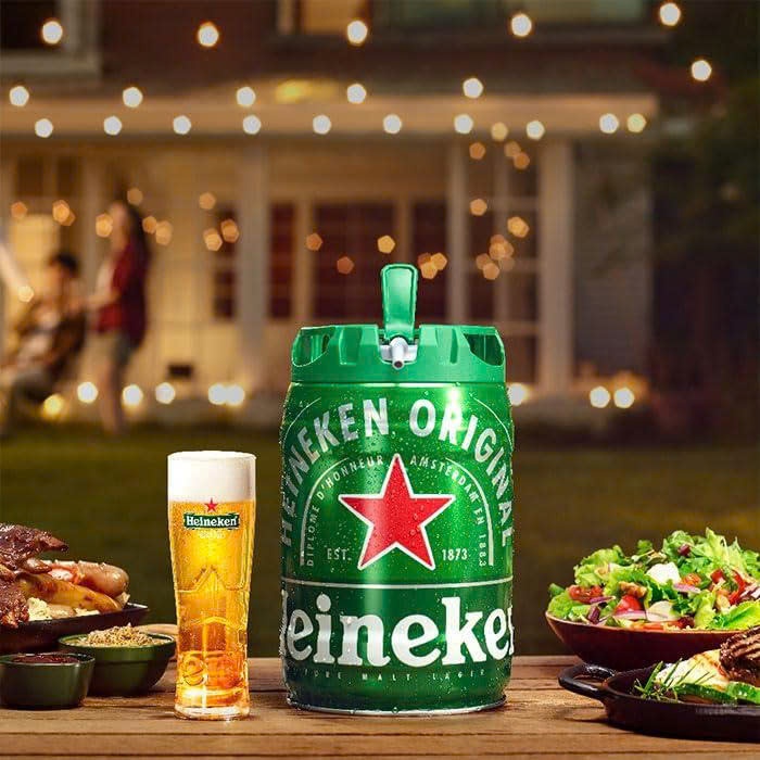 [Bom + Bắp] Bia Heineken Bom Hà Lan Ngon Đẹp Xịn Nồng độ 5% 5 Lít - Có ship Hoả Tốc