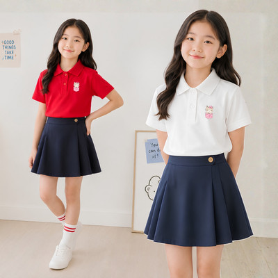 Áo polo bé gái in hình HỘP QUÀ MÈO CON chất thun cotton Loza Mã: PL3648