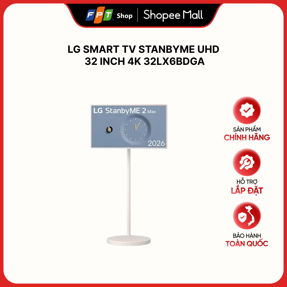LG Smart TV StanbyME UHD 32 inch 4K 32LX6BDGA