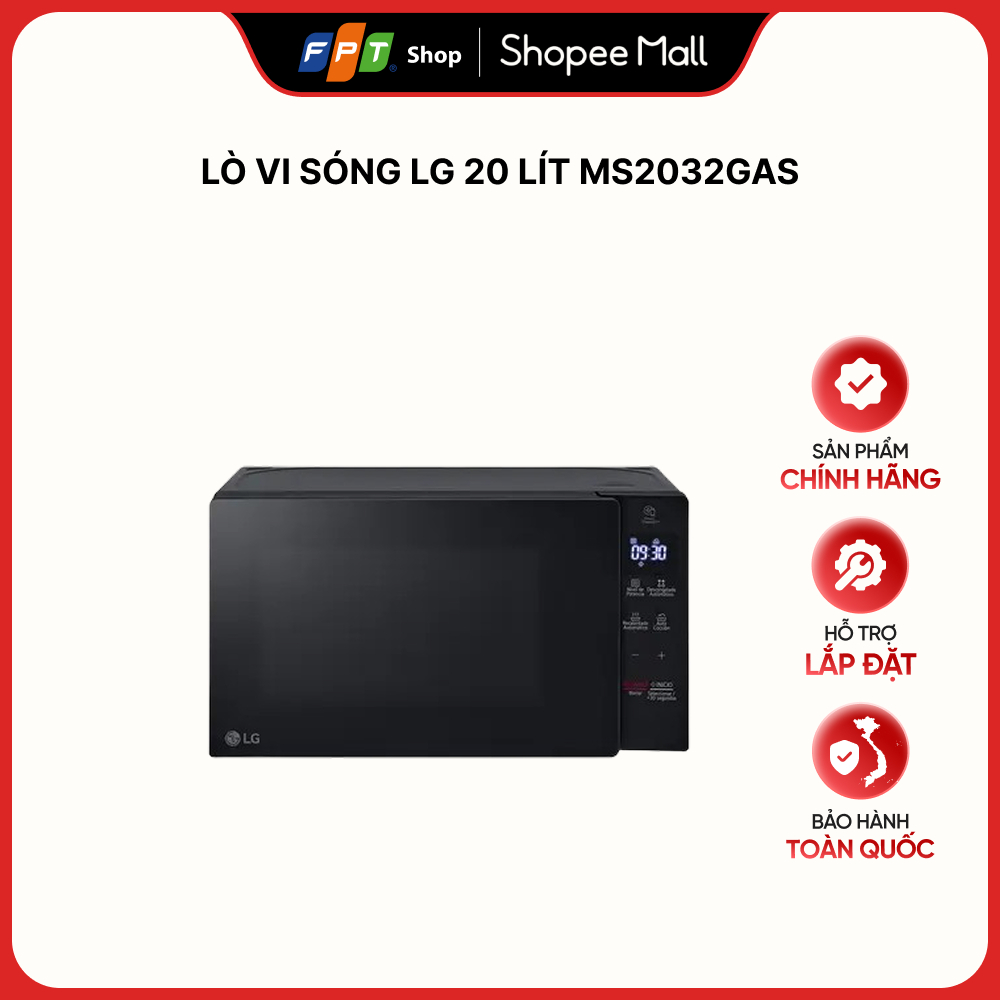 Lò vi sóng LG 20 lít MS2032GAS