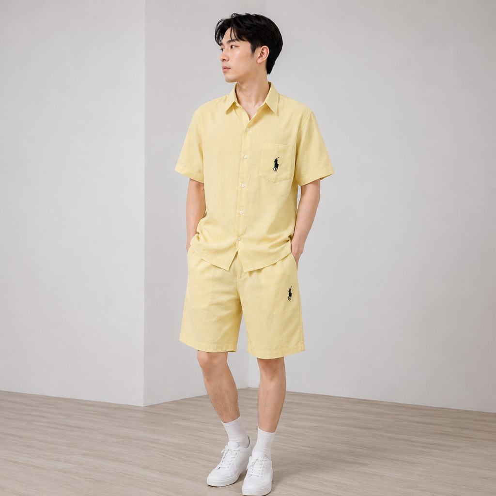 Bộ Sơ Mi Nam Linen Cao Cấp Made in Vietnam