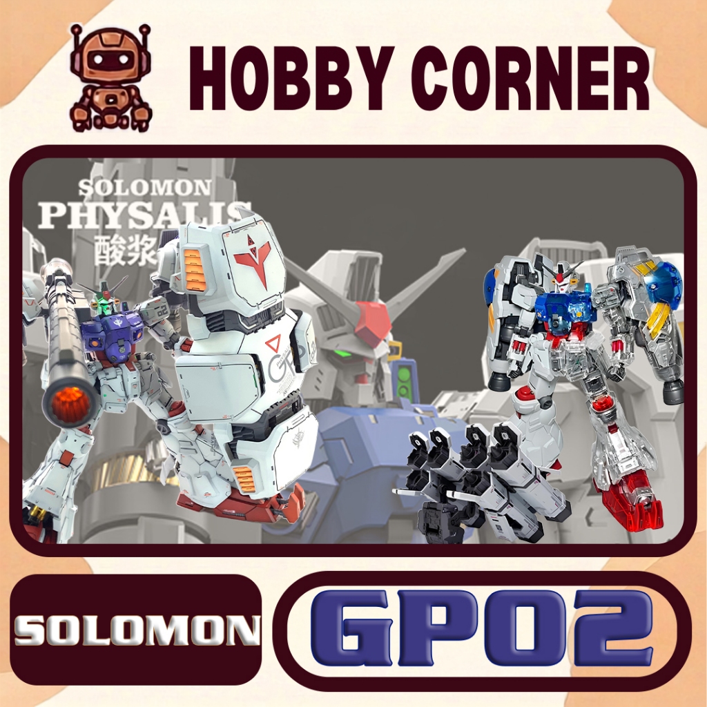 Kit 1/100 Solomon GP02 Physalis + MLRS Pack (tặng decal nước , LED)