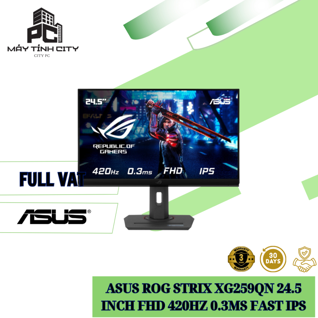 Màn hình Gaming ASUS ROG Strix XG259QNSR (24.5 inch - 420Hz OC - IPS - FHD) - NEW