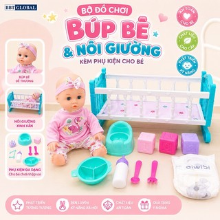 Đồ chơi búp bê cho bé BBT GLOBAL nhiều mẫu mã