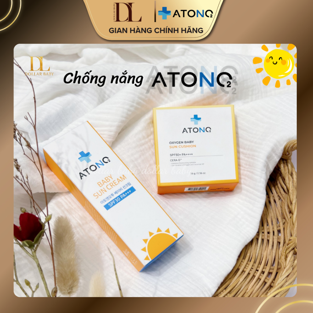 Kem Chống Nắng Thuần Chay Atono 2 Oxygen Daily Sun Cream Spf30 Pa+++ (50G) - Cho Bé 6M