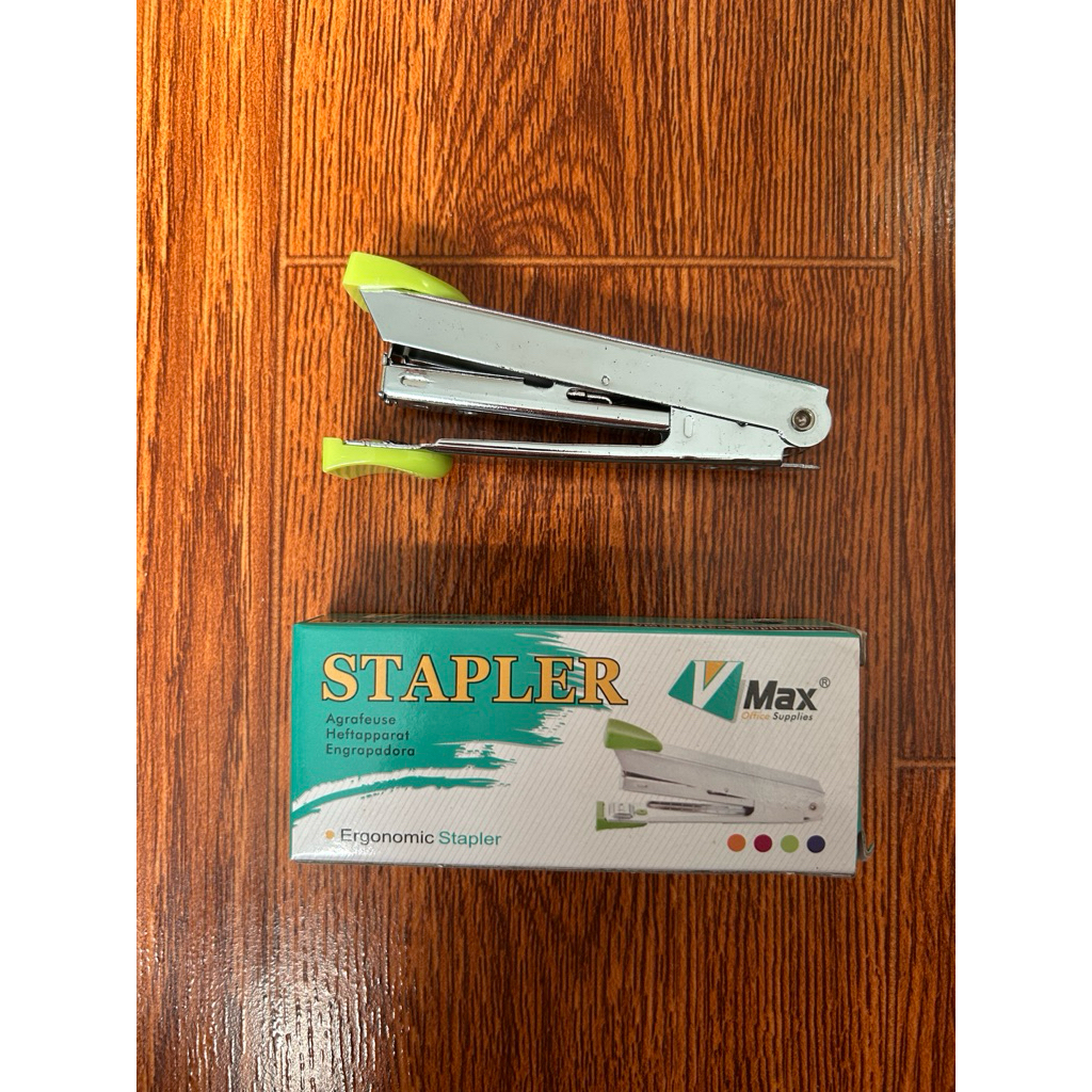 Bấm gim Stapler Max số 10, máy bấm gim số 10 inox, dập gim inox Max 10