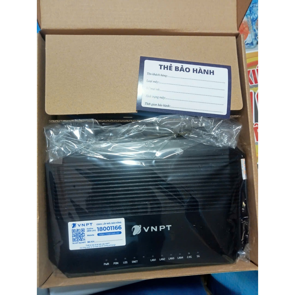 Modem wifi 6 VNPT Igate GW040-NS AX3000 Mbps - Hàng New 100% & Đã qua sử dụng