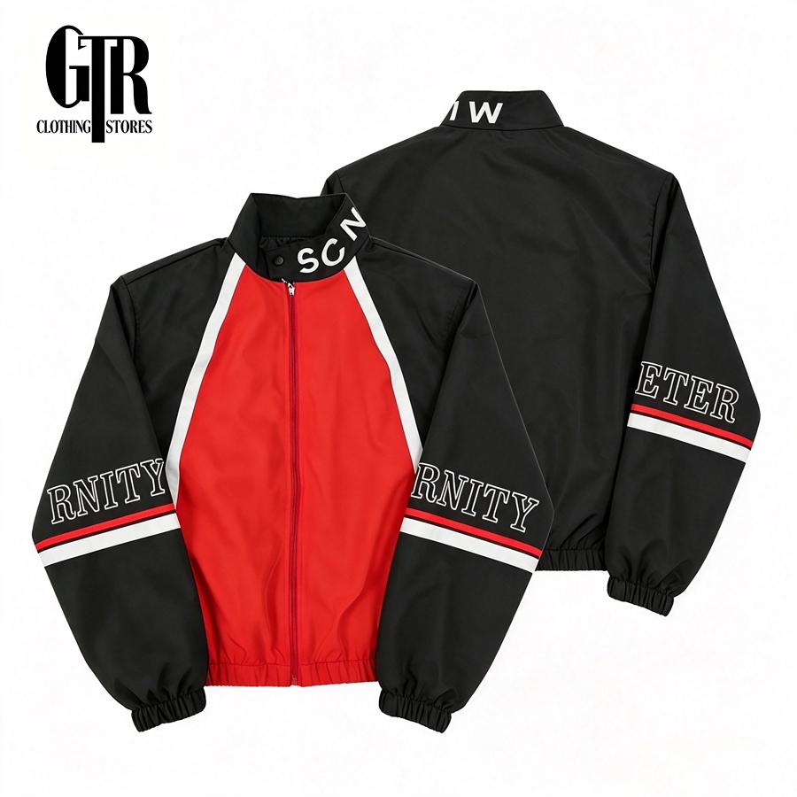 【Local Brand】Áo Khoác Mỏng Thu Thời Trang Nam Hàn Quốc Áo Khoác Bomber Tay Couple Cao Cấp With Zip