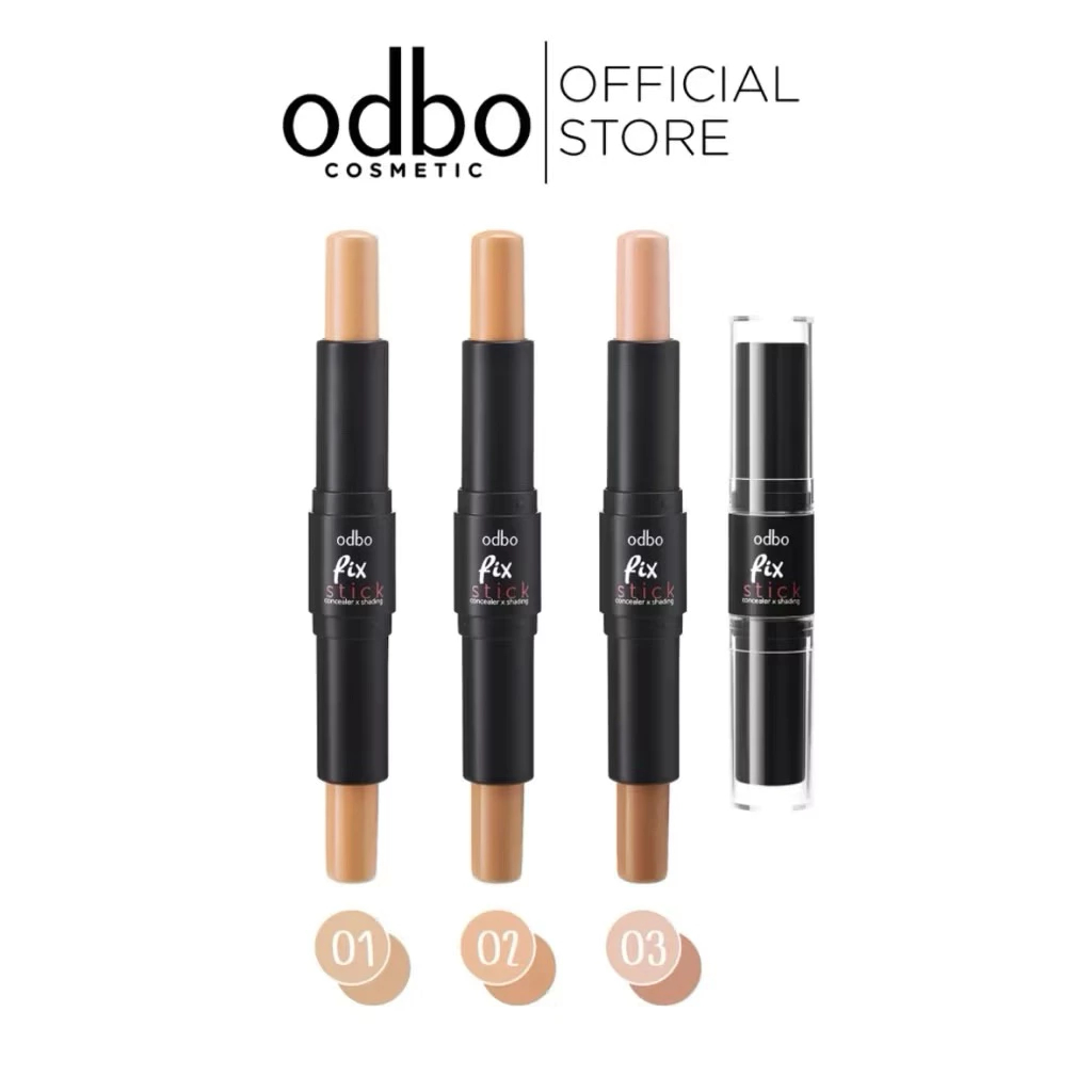 Bút Tạo Khối 2 Đầu Odbo Fix Stick Đa Năng OD450 Thái Lan Che Mọi Khyết Điểm Trên Mặt 5g