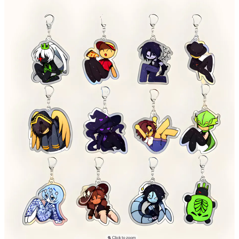 Forsaken Keychains, Forsaken Game Character Keychain For Bags, Keys, Gifts