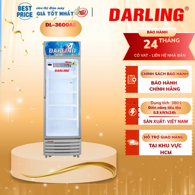 TỦ MÁT 1 CÁNH DARLING 380L DL-3600A5