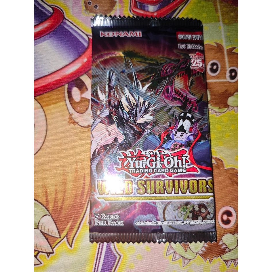 Gói thẻ bài Pack YuGiOh - Wild Survivors 1st Edition Booster Pack