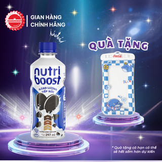 Lốc 24 Chai Thực Phẩm Bổ Sung Nước Uống Sữa Trái Cây Nutriboost Hương Bánh Quy Kem 297ml/Chai Sale 8.8_SP