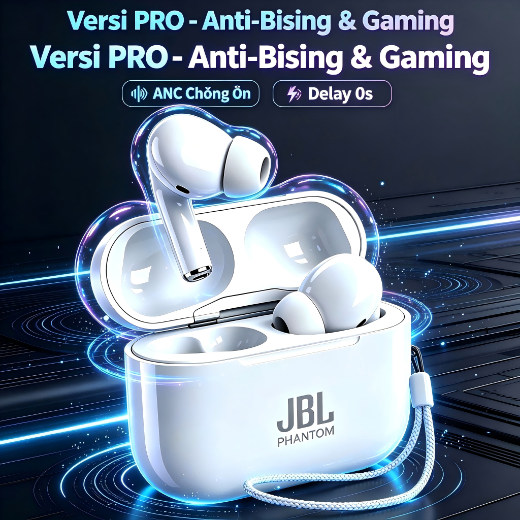 Tai nghe Bluetooth không dây AI chính hãng, TWS Bluetooth 6.0, Âm thanh độ trung thực cao, Chất lượng âm thanh tuyệt vời