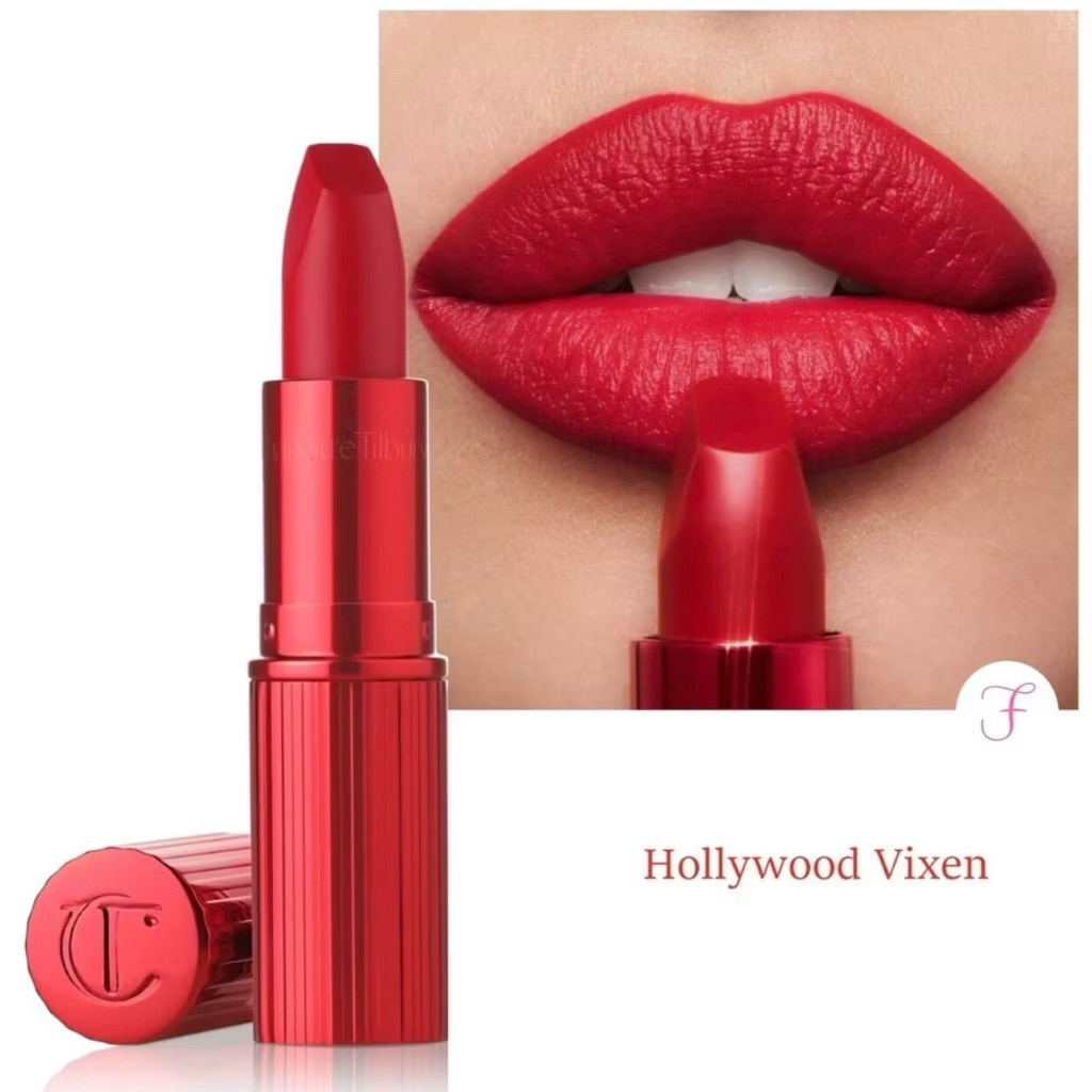 ( UNBOX ) Charlotte Tilbury Matte Revolution Hollywood Vixen là thỏi son lì trong bộ sưu tập Hollywo