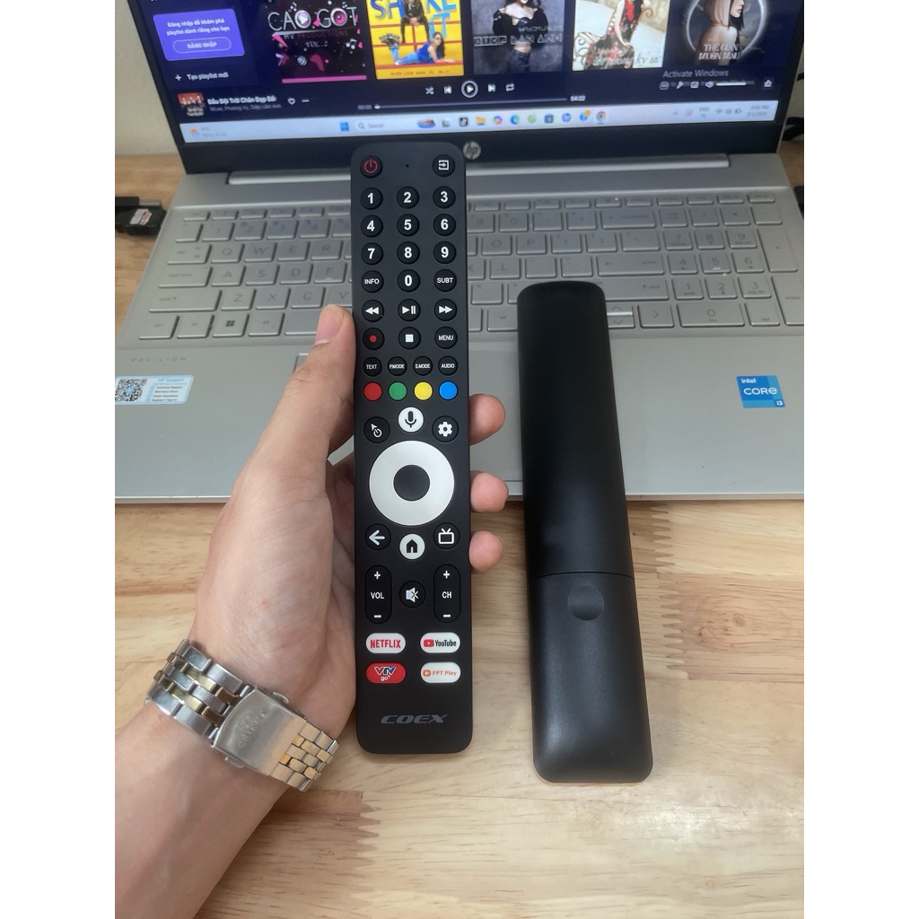 Điều khiển Tivi COEX giọng nói nút VTVgo( Dùng cho Tivi COEX điều khiển có nút VTVgo)
