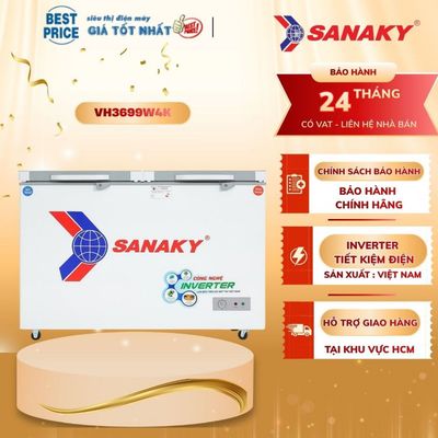 Tủ đông Sanaky Inverter 260 lít VH-3699W4K