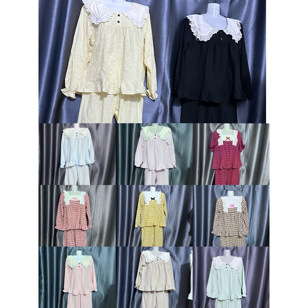 Bộ Đồ Ngủ Nữ JUSOKA Pijama, Chất Đũi Gạo Mềm Mại Thoải Mái Cho N