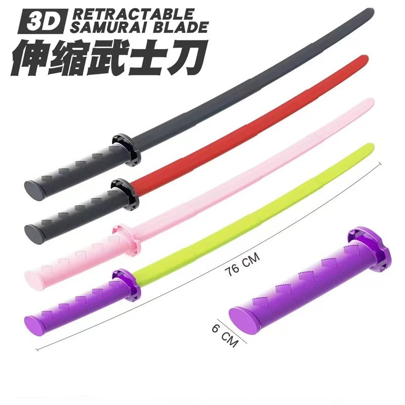 Kiếm nhựa Katana rút gọn in 3D Hapi Toys - Đồ chơi Cosplay thu gọn siêu ngầu hot trend Nhựa ABS an t