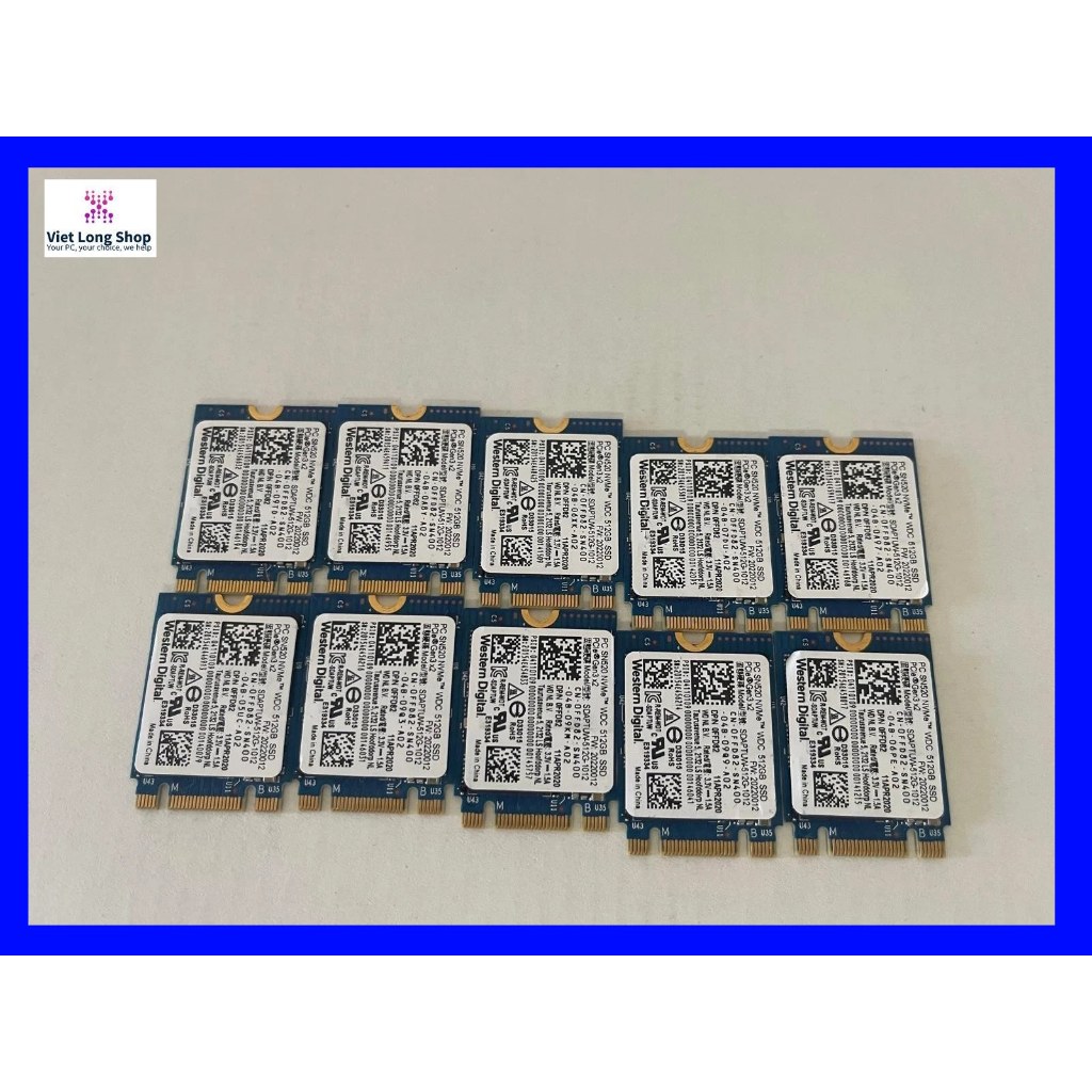 M.2 SSD nVME nhỏ 2230 dung lượng 256GB / 512GB / 1TB nhiều hãng SAMSUNG HYNIX WD KIOXIA Micron [qua 