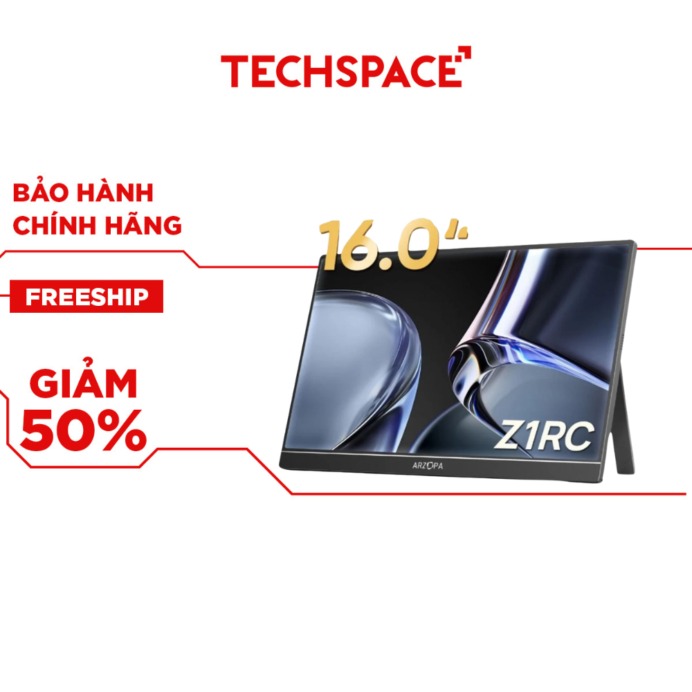 Màn Hình Di Động ARZOPA Z1RC 16 inch 2.5K 60Hz ( Hàng chính hãng ) - Bảo Hành 24 Tháng
