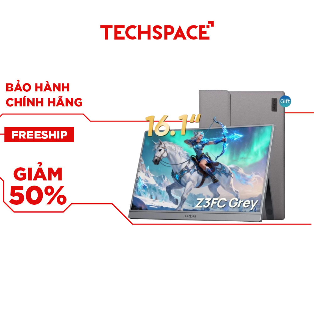 Màn Hình Di Động ARZOPA Z3FC 16.1 inch QHD 2K 180Hz ( Hàng chính hãng ) - Bảo Hành 24 Tháng