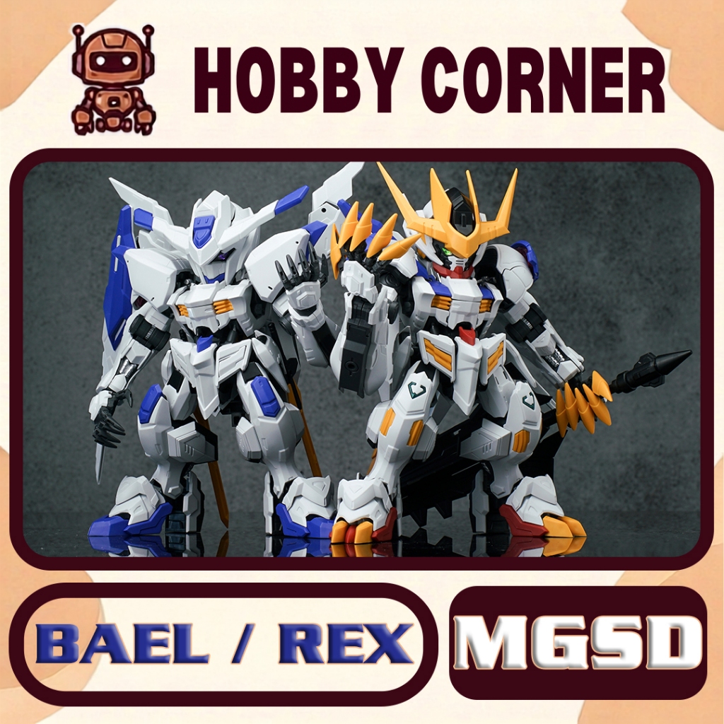 Model Kit MGSD SR-01 Byaki - Bael / Barbatos Lupus Rex (Kèm 4 tay và đuôi)