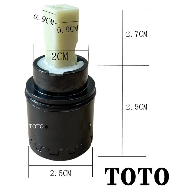 Lõi vòi lavabo, van chia nước nóng lạnh vòi chậu chính hãng TOTO HT9M04086V1 cho vòi TOTO dòng TLG..