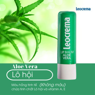 Son dưỡng môi LEOCREMA 5.5g Nhập Khẩu Chính Hãng Ý - Cấp Ẩm Sâu, Dưỡng Mềm Mịn, Lành Tính Cho Mội Loại Da