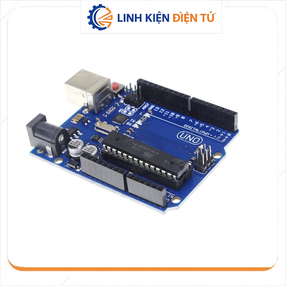 [Linh Kiện Điện Tử][G136] KIT Arduino Uno R3 Atmega328P CH9102 Chíp Cắm