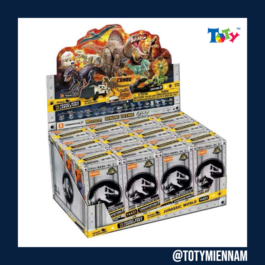 [CHÍNH HÃNG]  Mô hình Jurassic World - TS03 - Blokees - EJ03